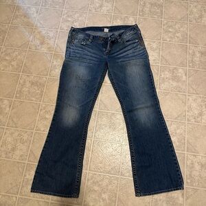 Silver Jeans Tuesday Medium Blue Wide Leg Women's Jeans